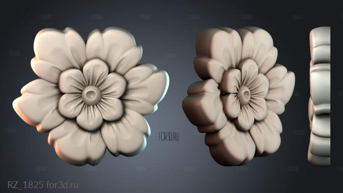 RZ_1825 3d stl for CNC