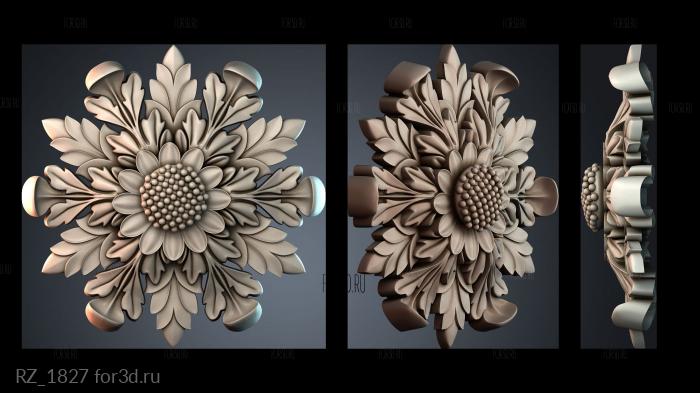 RZ_1827 3d stl for CNC