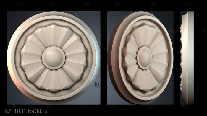 RZ_1831 3d stl for CNC