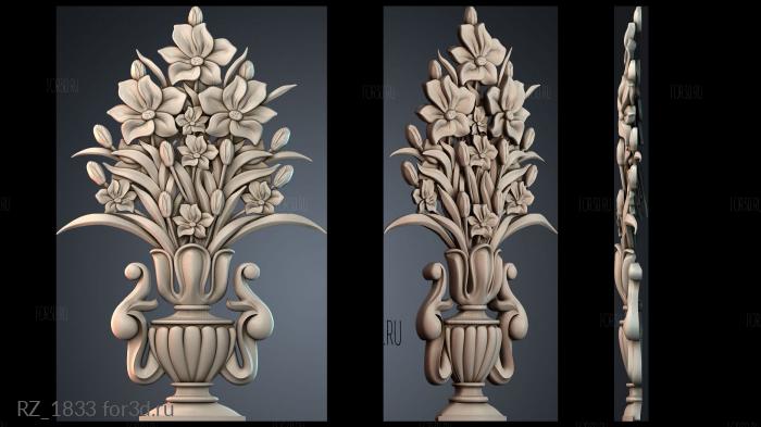 RZ_1833 3d stl for CNC