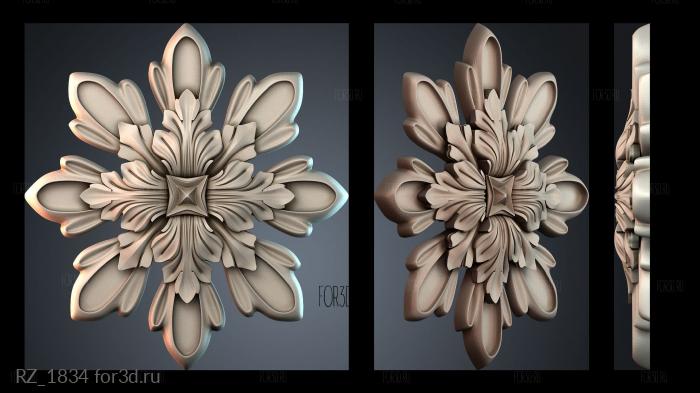 RZ_1834 3d stl for CNC