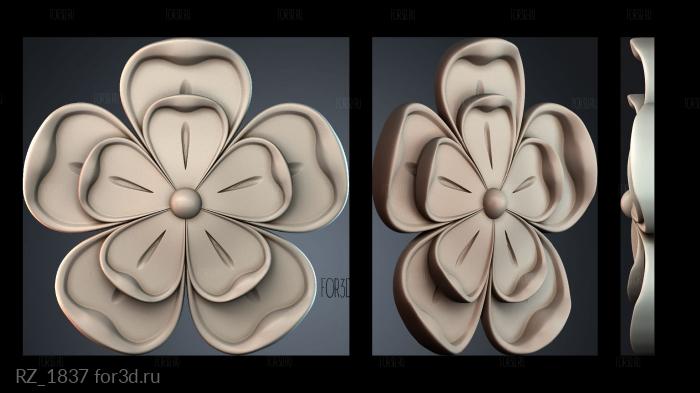 RZ_1837 3d stl модель для ЧПУ