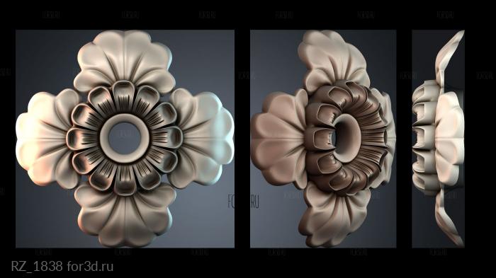 RZ_1838 3d stl for CNC
