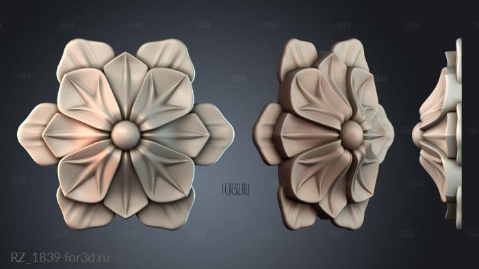 RZ_1839 3d stl for CNC