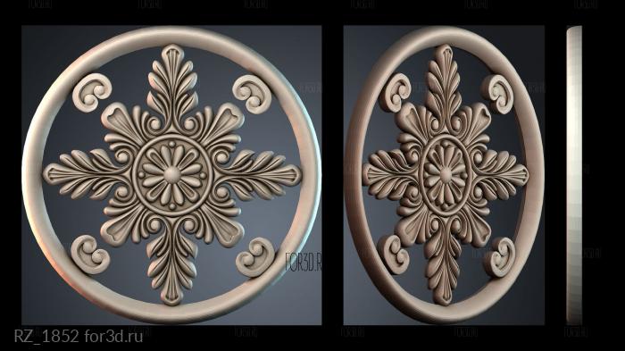 RZ_1852 3d stl for CNC