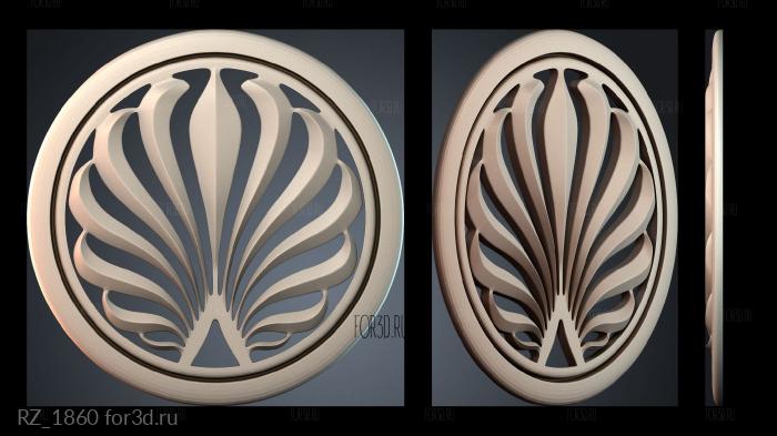 RZ_1860 3d stl for CNC