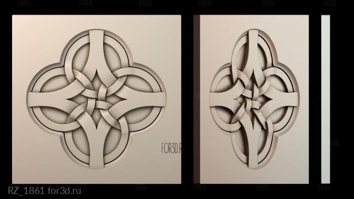 RZ_1861 3d stl модель для ЧПУ