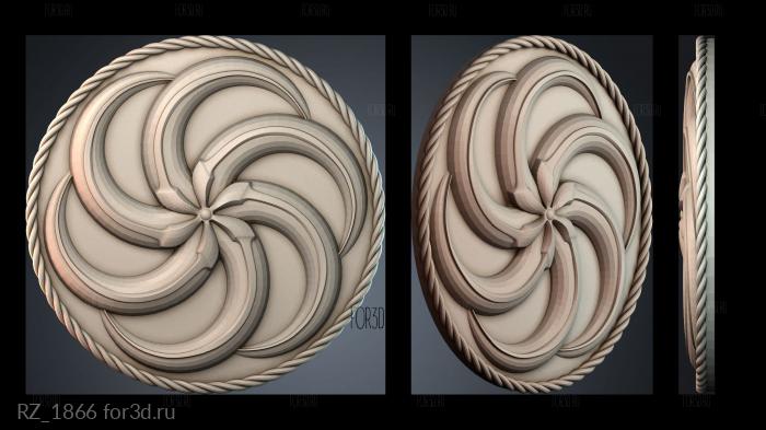 RZ_1866 3d stl for CNC