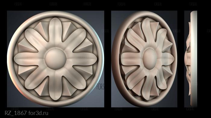 RZ_1867 3d stl for CNC