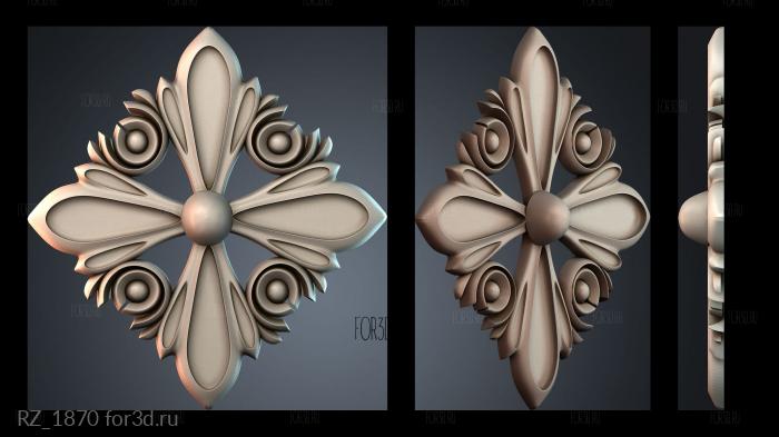 RZ_1870 3d stl for CNC