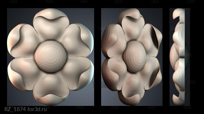 RZ_1874 3d stl for CNC