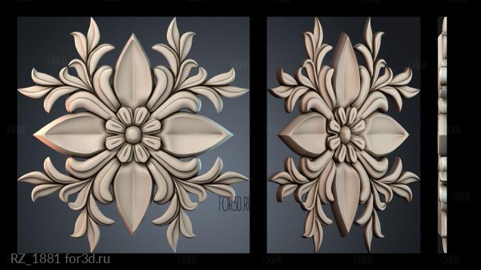 RZ_1881 3d stl модель для ЧПУ