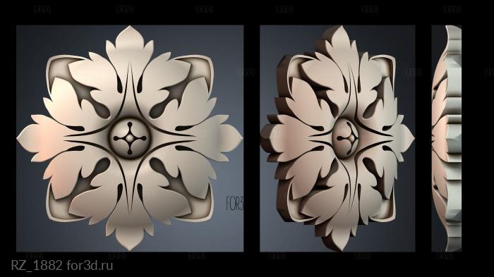 RZ_1882 3d stl for CNC