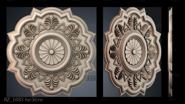 RZ_1883 3d stl for CNC