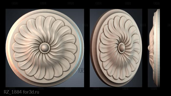 RZ_1884 3d stl for CNC