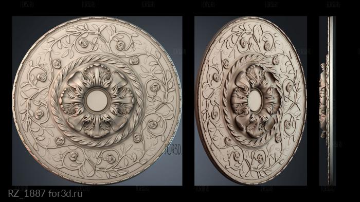 RZ_1887 3d stl for CNC