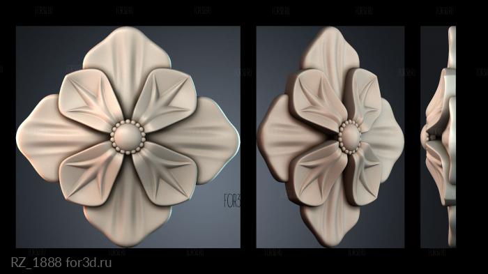 RZ_1888 3d stl for CNC