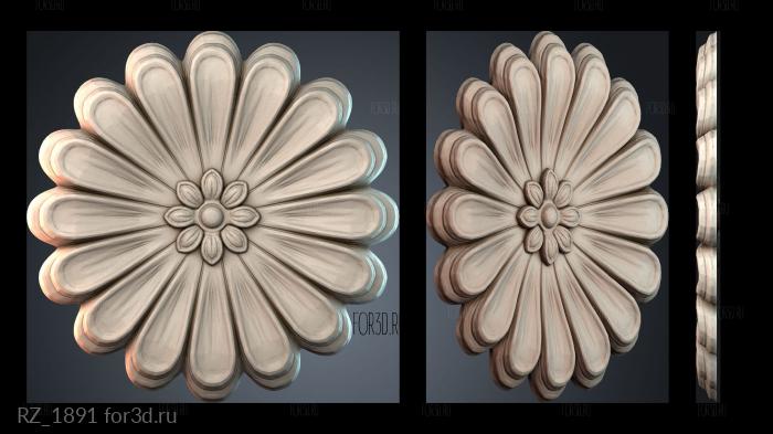RZ_1891 3d stl for CNC