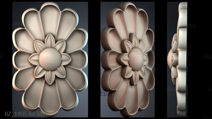 RZ_1905 3d stl for CNC