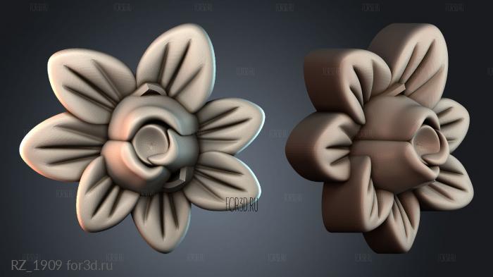 RZ_1909 3d stl for CNC