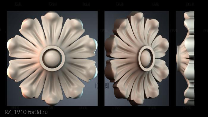 RZ_1910 3d stl for CNC