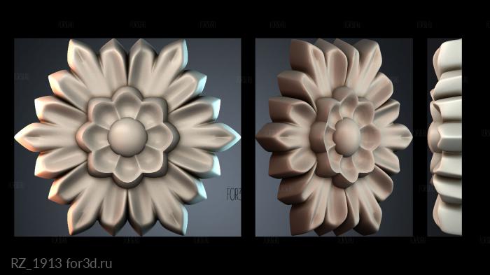 RZ_1913 3d stl модель для ЧПУ