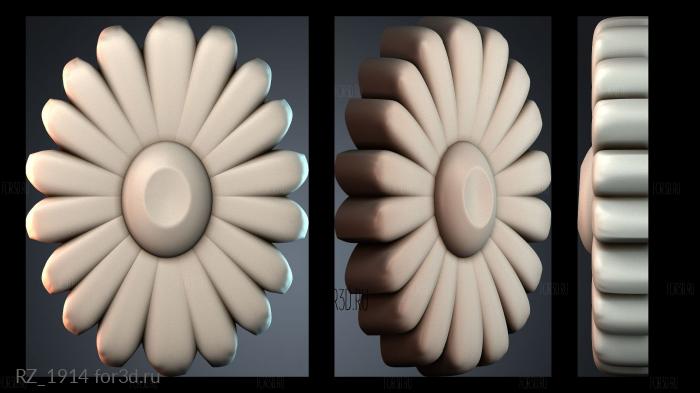 RZ_1914 3d stl for CNC