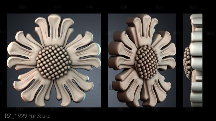 RZ_1929 3d stl for CNC