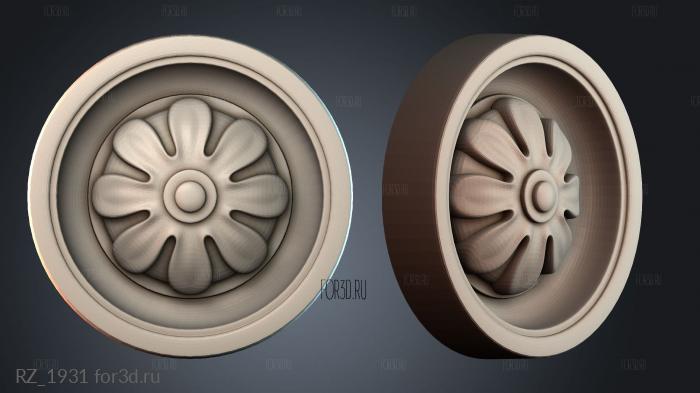 RZ_1931 3d stl for CNC