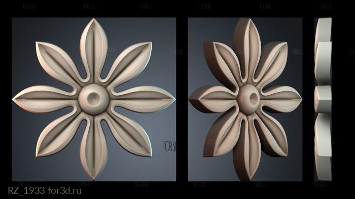 RZ_1933 3d stl for CNC