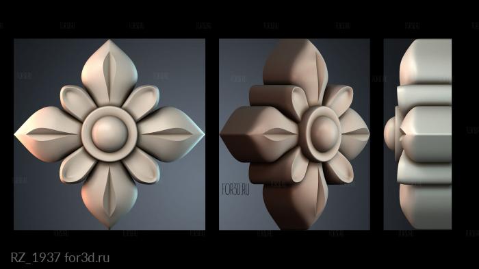 RZ_1937 3d stl модель для ЧПУ