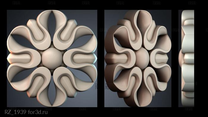 RZ_1939 3d stl for CNC