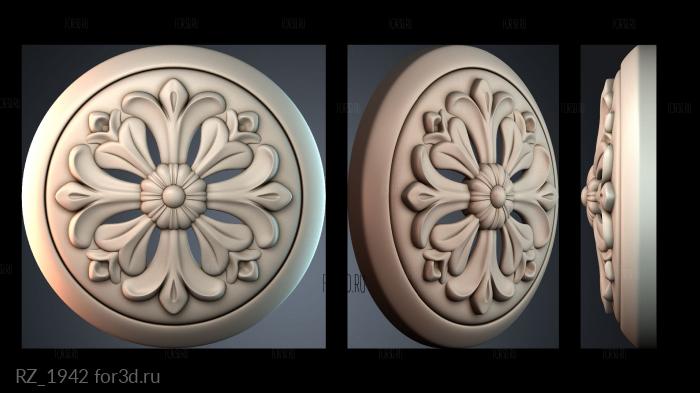 RZ_1942 3d stl for CNC
