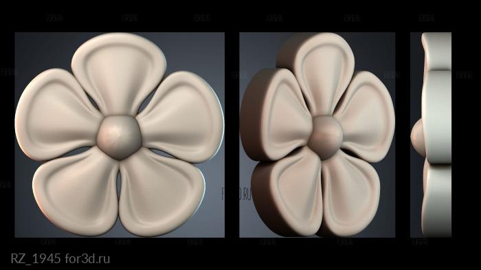 RZ_1945 3d stl модель для ЧПУ