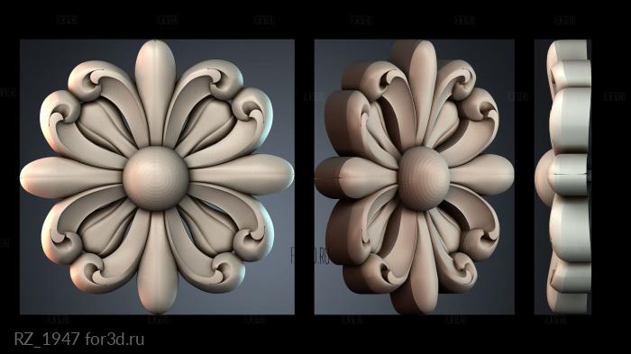 RZ_1947 3d stl модель для ЧПУ