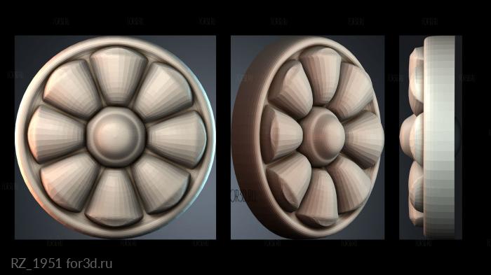 RZ_1951 3d stl for CNC