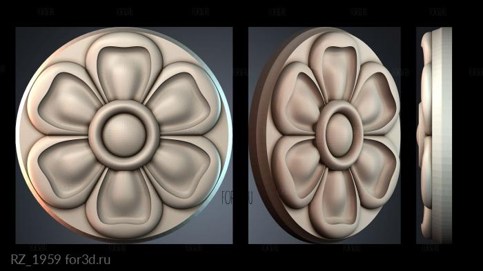 RZ_1959 3d stl for CNC