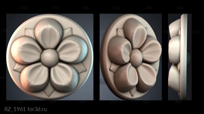 RZ_1961 3d stl for CNC