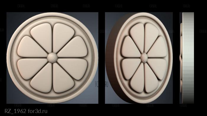 RZ_1962 3d stl модель для ЧПУ