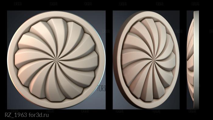 RZ_1963 3d stl for CNC