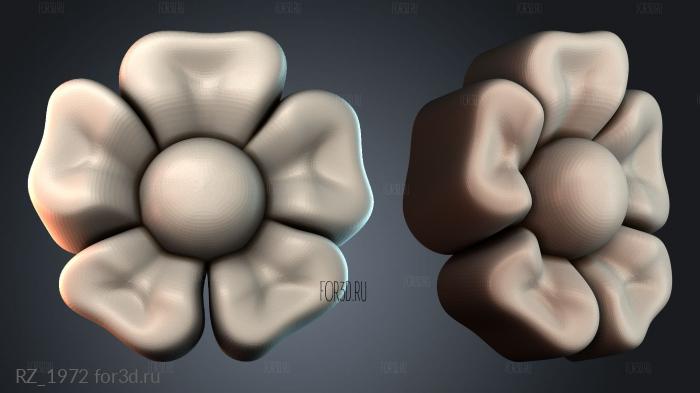 RZ_1972 3d stl for CNC