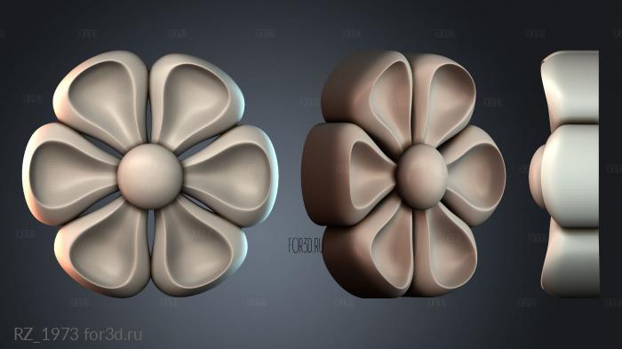 RZ_1973 3d stl for CNC