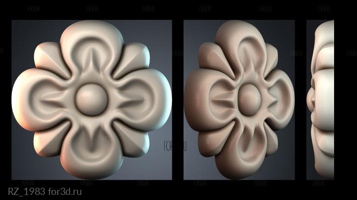 RZ_1983 3d stl модель для ЧПУ