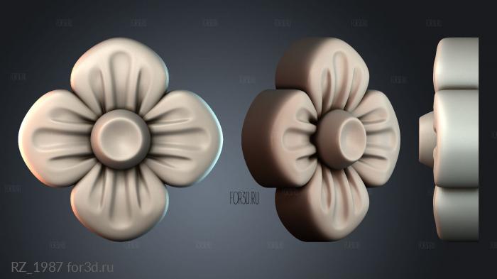 RZ_1987 3d stl модель для ЧПУ