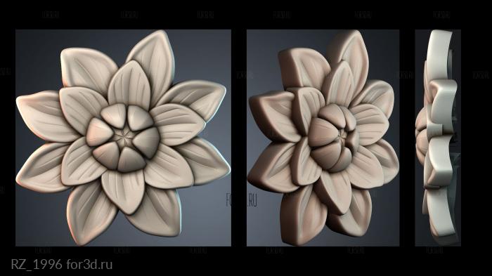 RZ_1996 3d stl for CNC