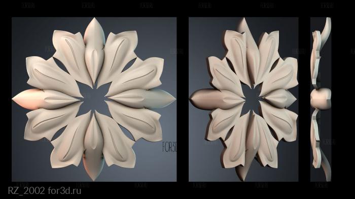 RZ_2002 3d stl модель для ЧПУ