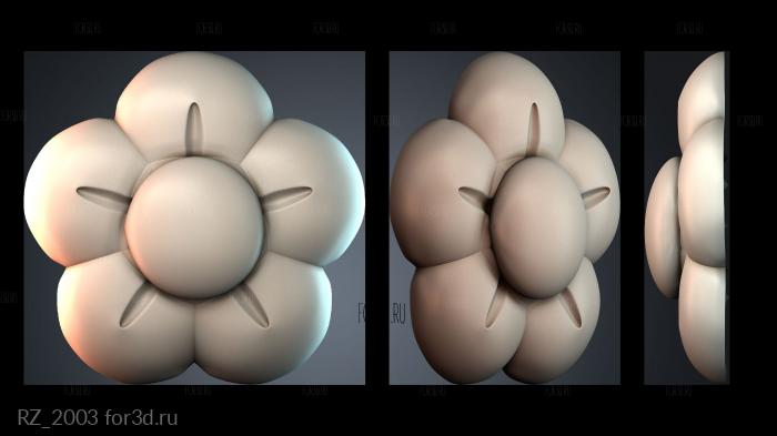 RZ_2003 3d stl модель для ЧПУ