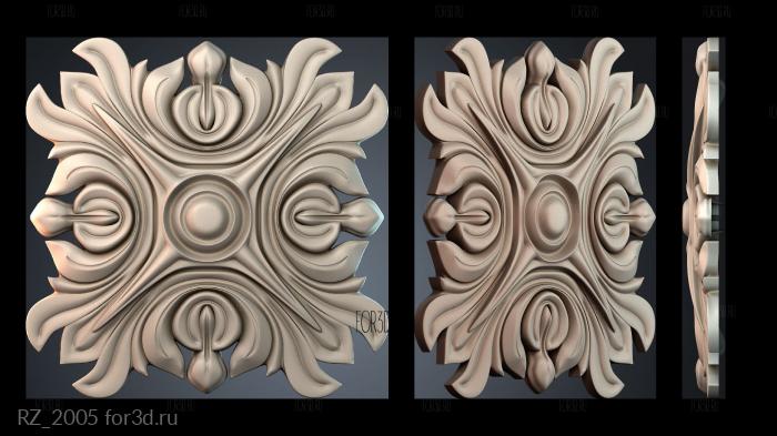 RZ_2005 3d stl for CNC