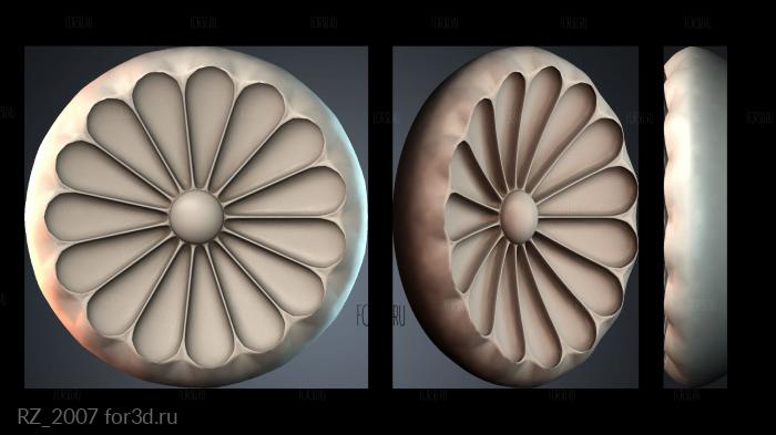 RZ_2007 3d stl for CNC