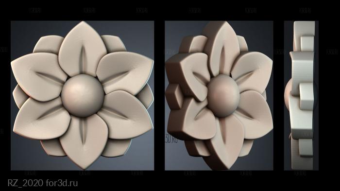 RZ_2020 3d stl for CNC